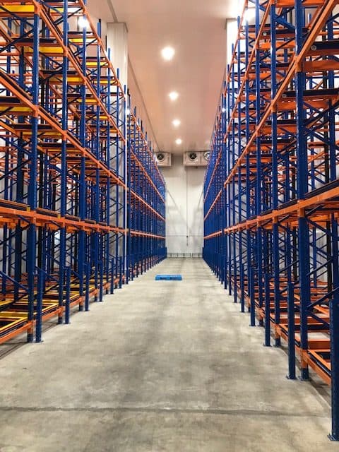 Frozen cold storage